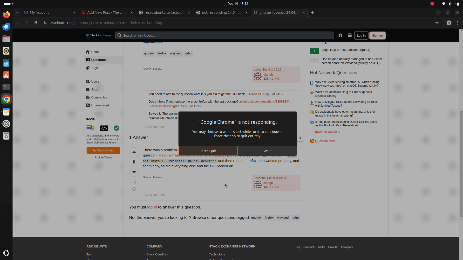linux issues image 2